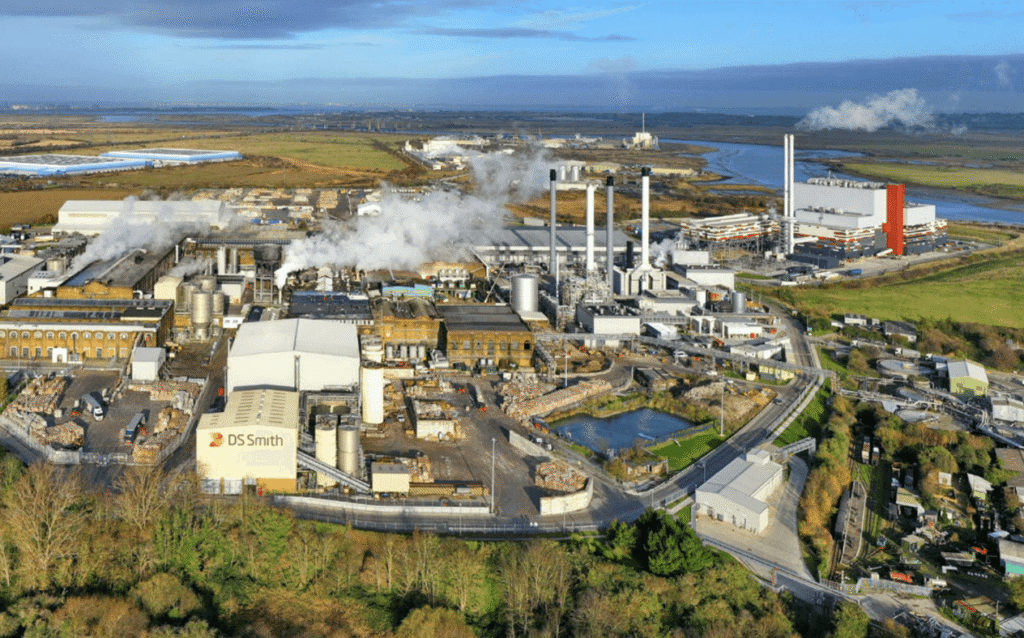 DS Smith paper mill replacing the coal-fired boiler with a new biomass boiler