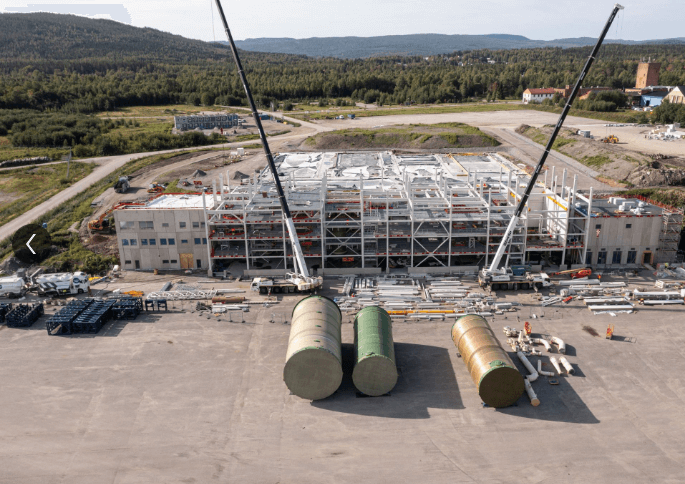 Cinis fertilizer factory construction